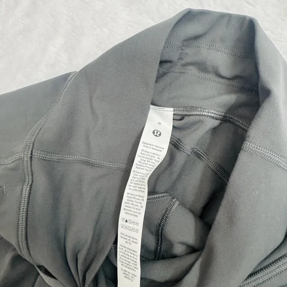 Sold out lululemon groove wide leg onyx grey size 0 - Picture 5 of 9